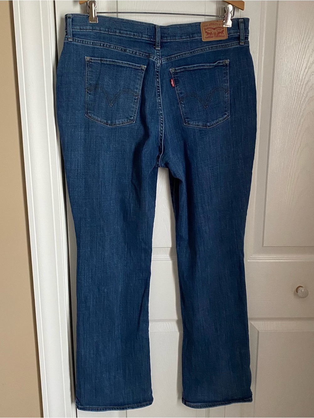 Levi's Dark Denim Jeans 16 Bootcut Mid Rise Womens Casual Western Outdoors